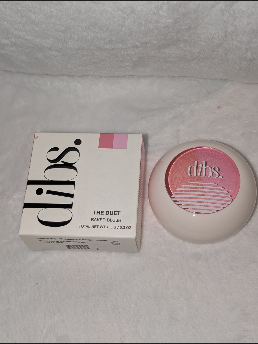 Dibs POP STAR The Duet Baked Blush 0.3 oz NIB